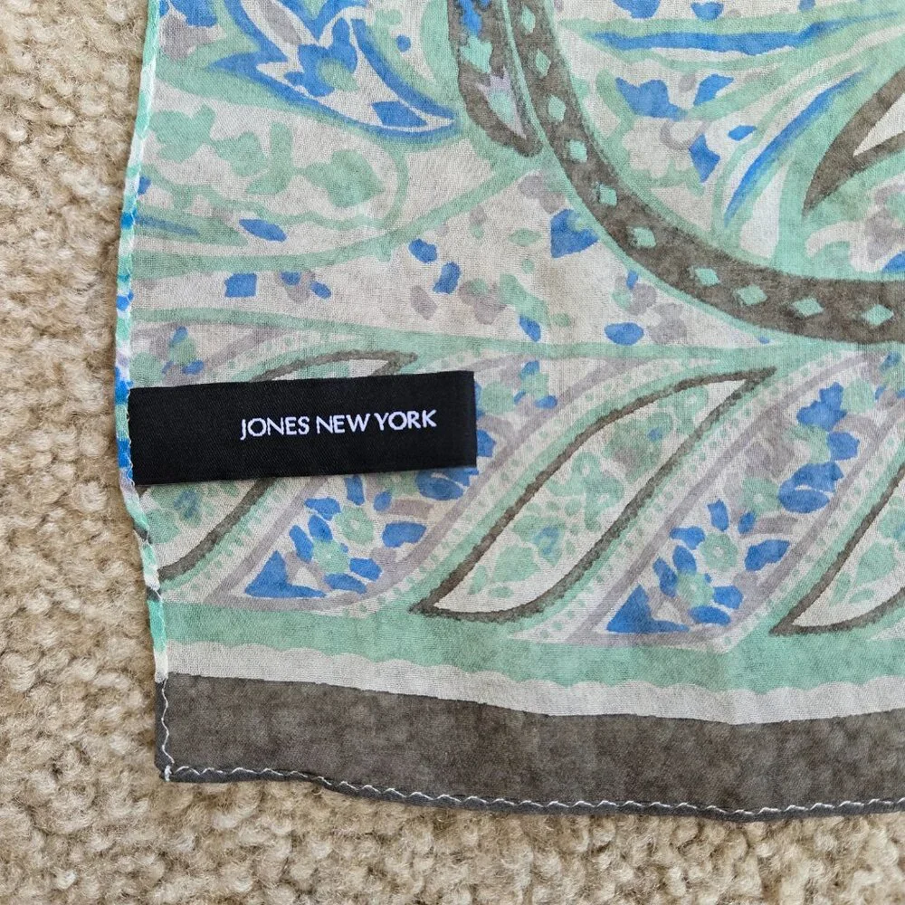 Jones New York Silk Chiffon Scarf